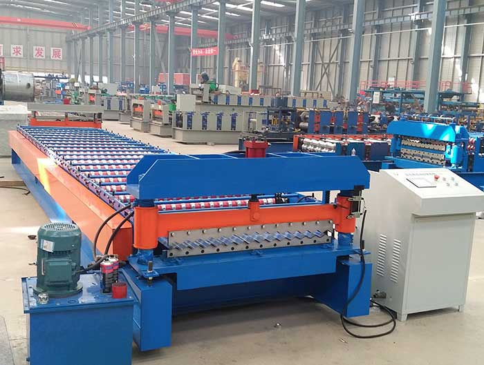 Automatic Corrugated Galvanized Sheet Roll Forming Machine