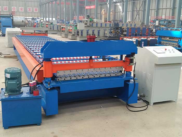 Automatic Corrugated Galvanized Sheet Roll Forming Machine