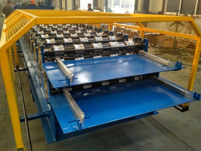 European Market Roofing Glazed Tile Roll Forming Machine