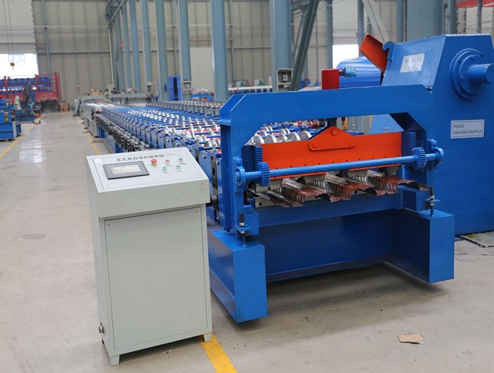 1.2mm Thickness Custom Steel Floor Deck Forming Machine 