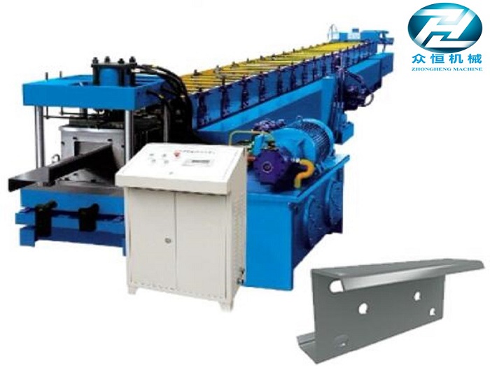 Hydraulic Cutting Steel Z Purlin Forming Machine 