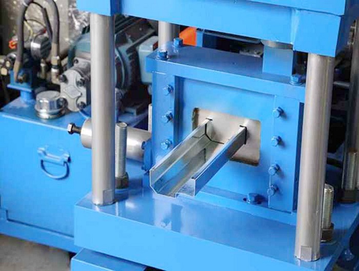 Steel door frame roll forming machine application