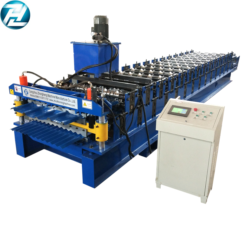 Africa popular Double deck roof sheet making machine