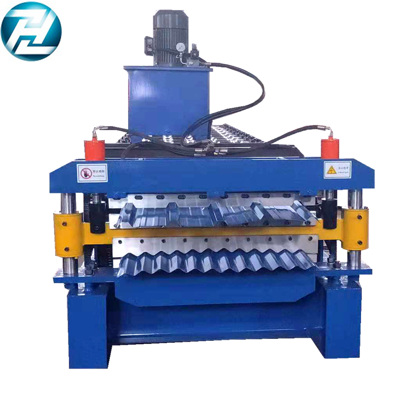 Africa popular Double deck roof sheet making machine