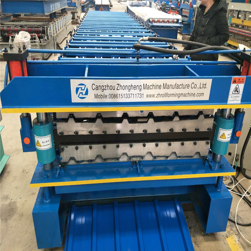 Peru popular two in one metal roof roll forming machine