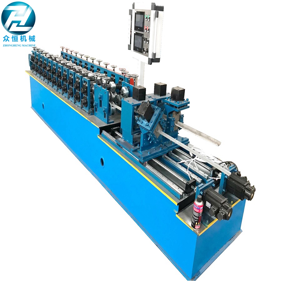 machine testing of C channel roll forming machine