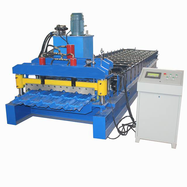 Nigeria Aluminum Roofing Step Tile Forming Machine