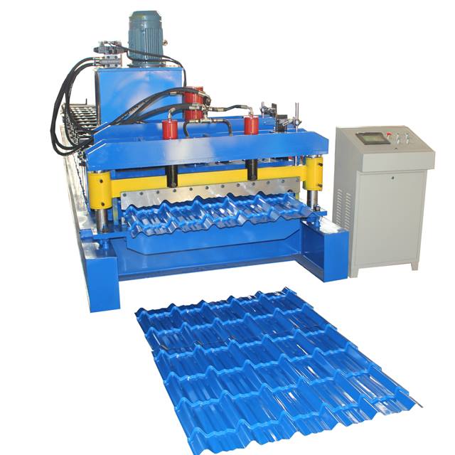 Nigeria Aluminum Roofing Step Tile Forming Machine