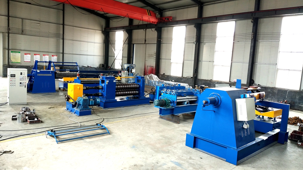  Cut To Length Machines , Steel Coil Slitting Line For Construction