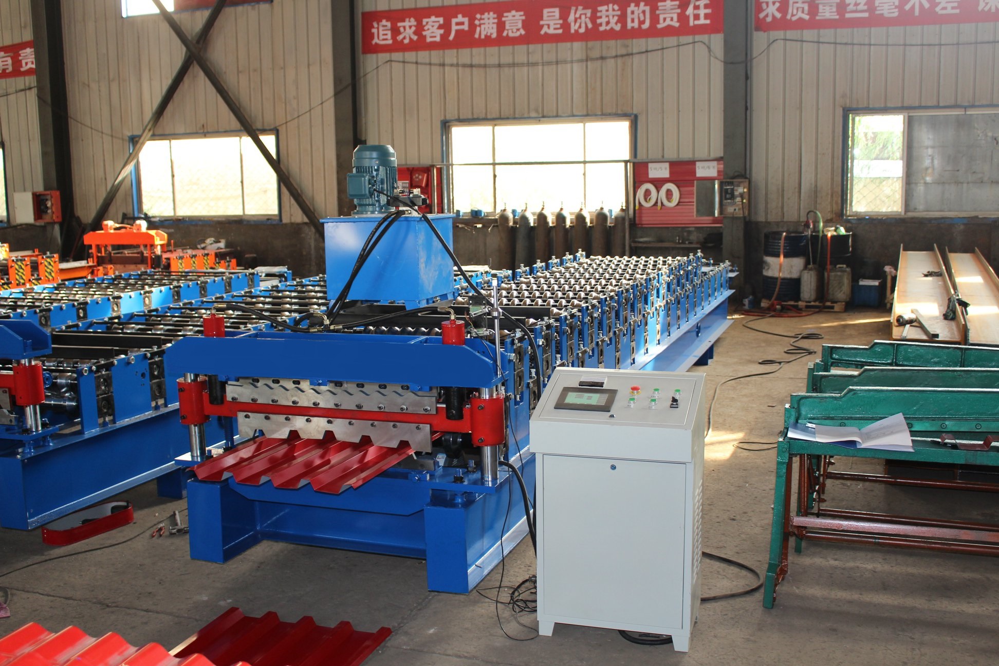 IBR Corrugated Sheet roll forming machine for South Africa