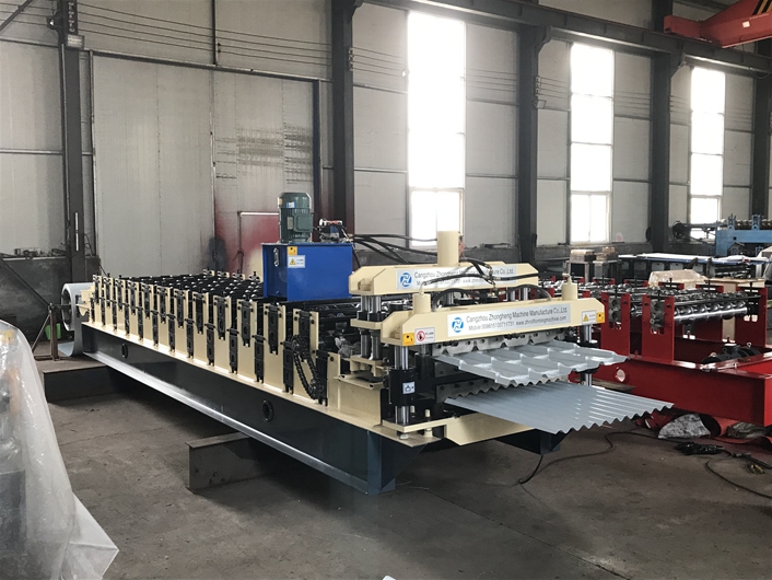 Three in one metal roofing roll forming machine