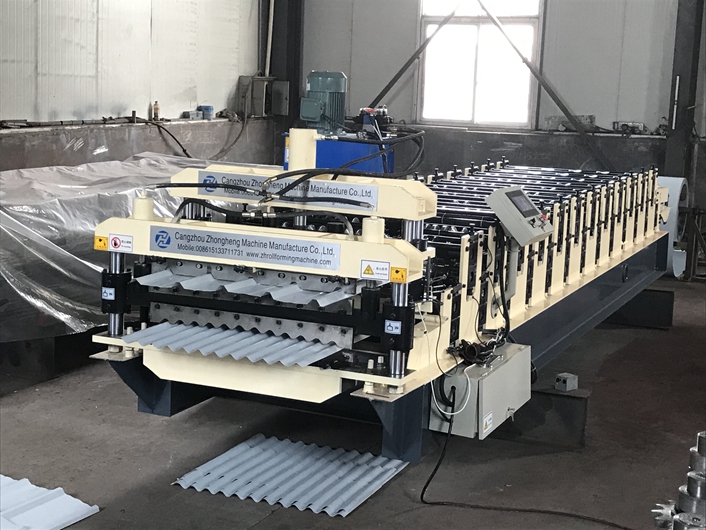 Three in one metal roofing roll forming machine