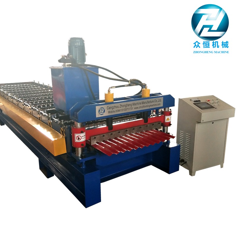 Roofing Corrugated Sheet Roll Forming Machine