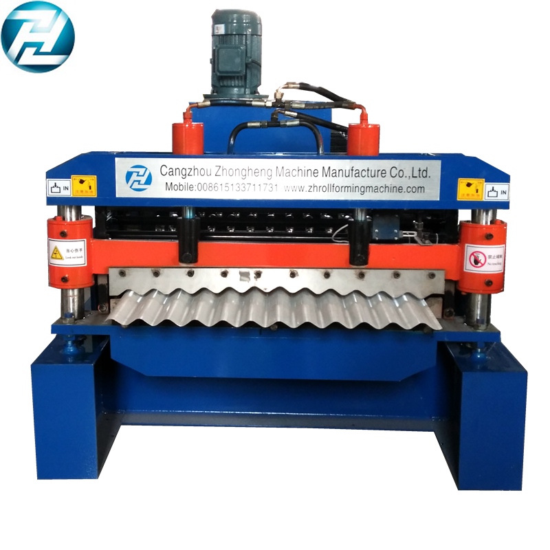 European Style Corrugated Roof Sheet Roll Forming Machine‎