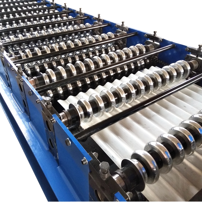 European Style Corrugated Roof Sheet Roll Forming Machine‎