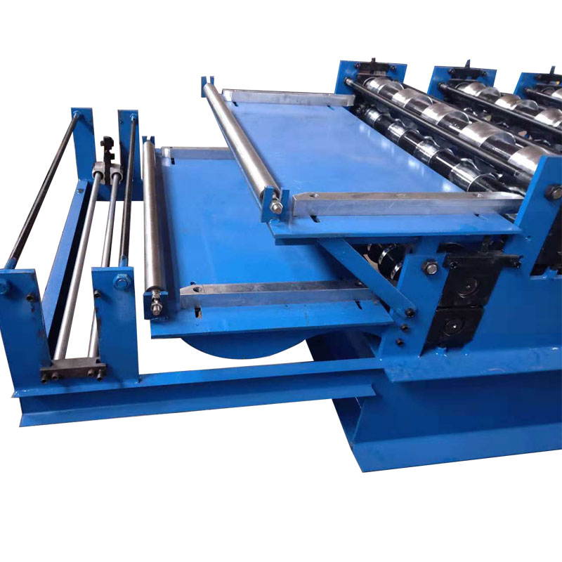 Double layer Galvanized Corrugated Metal Roofing Sheets Forming Machine