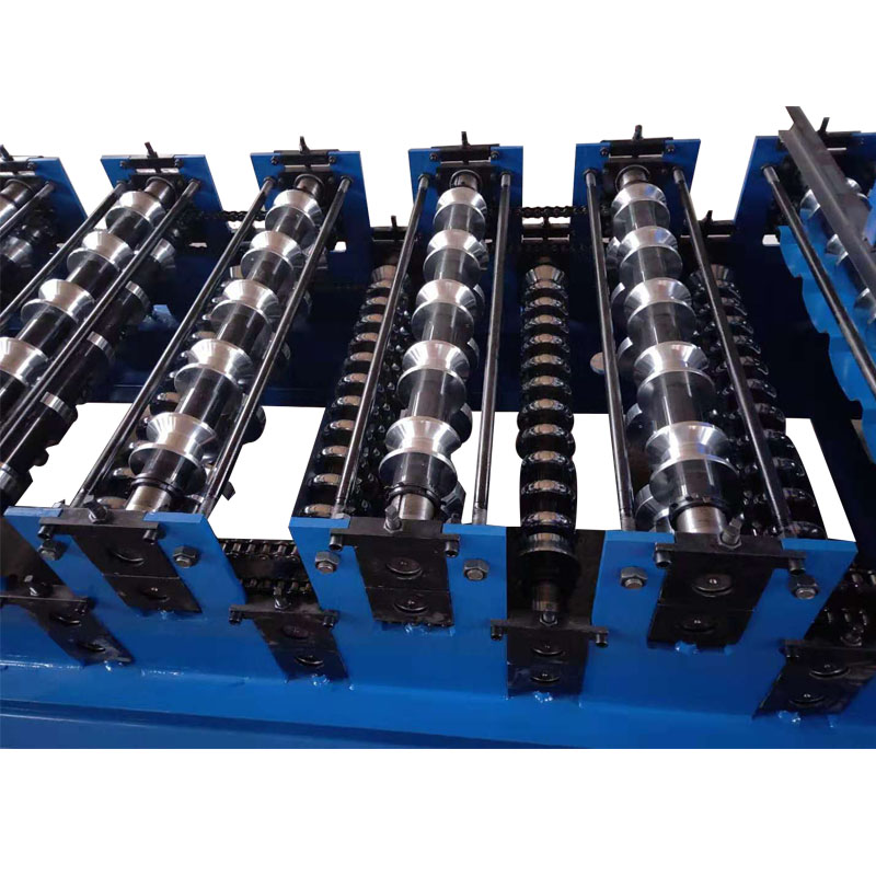 Double layer Galvanized Corrugated Metal Roofing Sheets Forming Machine