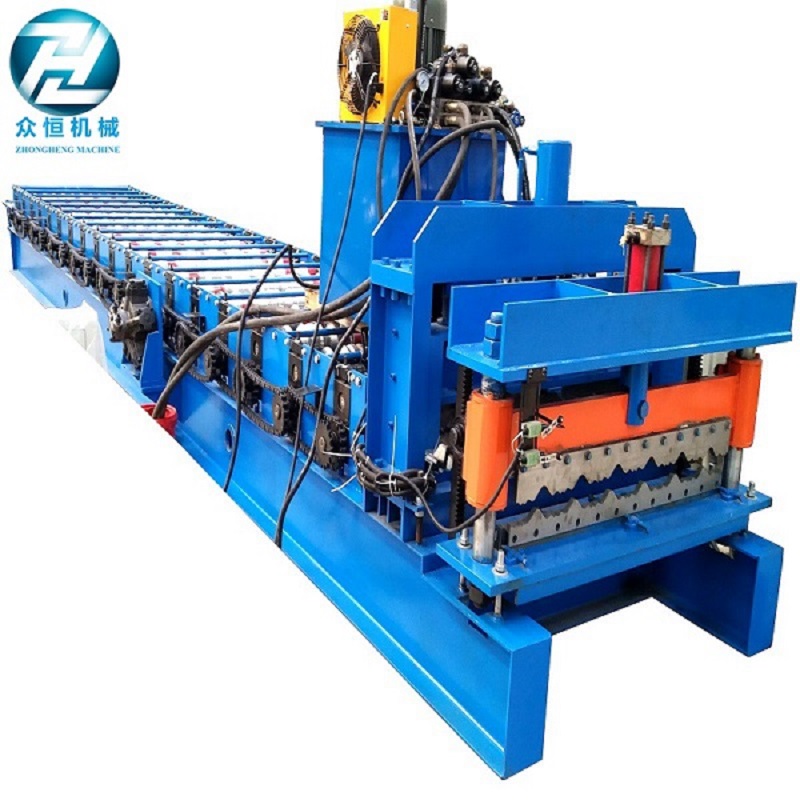 Automatic Step Waved Aluminum Glazed Tile Roof Panel Forming Making Machine in Nigeria