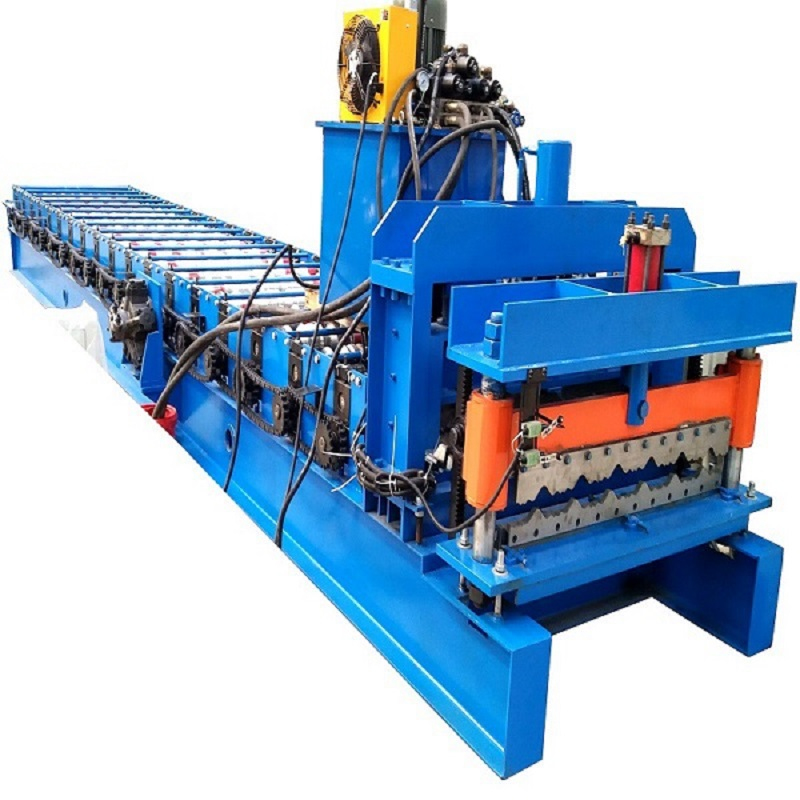 Automatic Step Waved Aluminum Glazed Tile Roof Panel Forming Making Machine in Nigeria