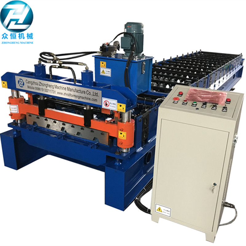 Trapezoidal/IBR 686 profile metal steel sheet panel building rolling forming machine