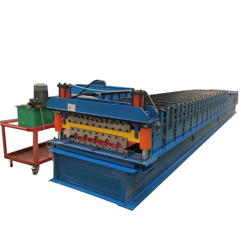 Popular 686 IBR and 762 corrugated profile steel roofing sheet roll forming machine in South Africa