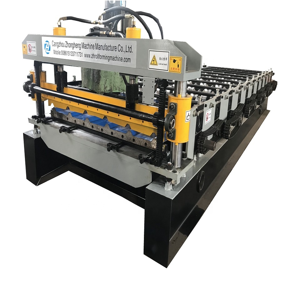 2019 new arrival 10% discount trapezoidal roof sheet making roll forming machine