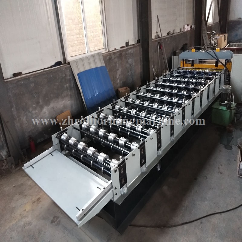 2019 new arrival 10% discount trapezoidal roof sheet making roll forming machine in stock