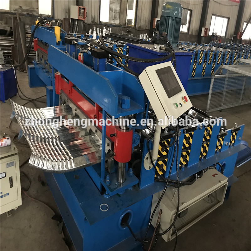 Hydraulic arch roof panel roll forming machine