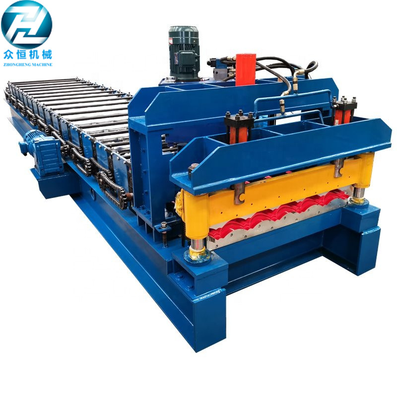 new design popular sheet metal roofing circular glazed tile forming machine