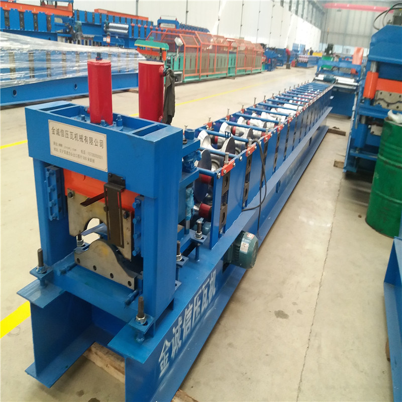 Colour steel /Galvanized/ Aluminum ridge cap sheet metal roll forming machine from China 2021 hot sale new machine