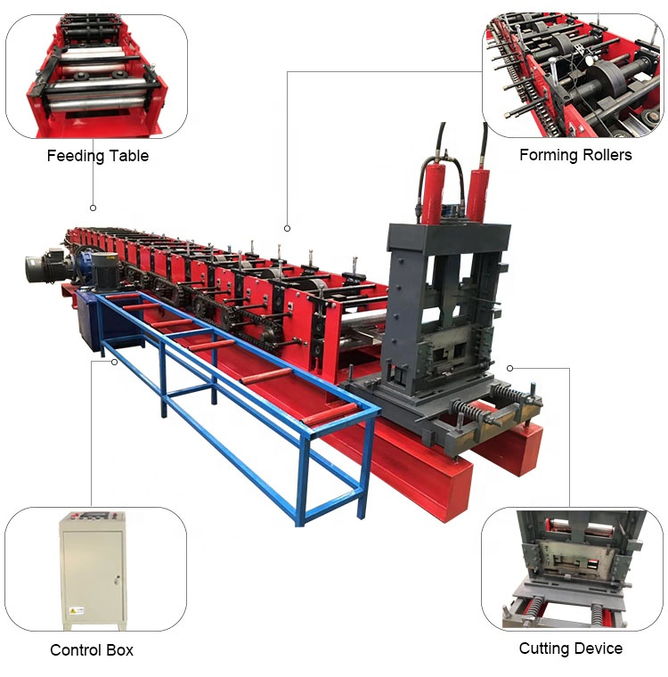 2021 Quick Interchangeable Fully Auto C Z Channel Purlin Making Machine