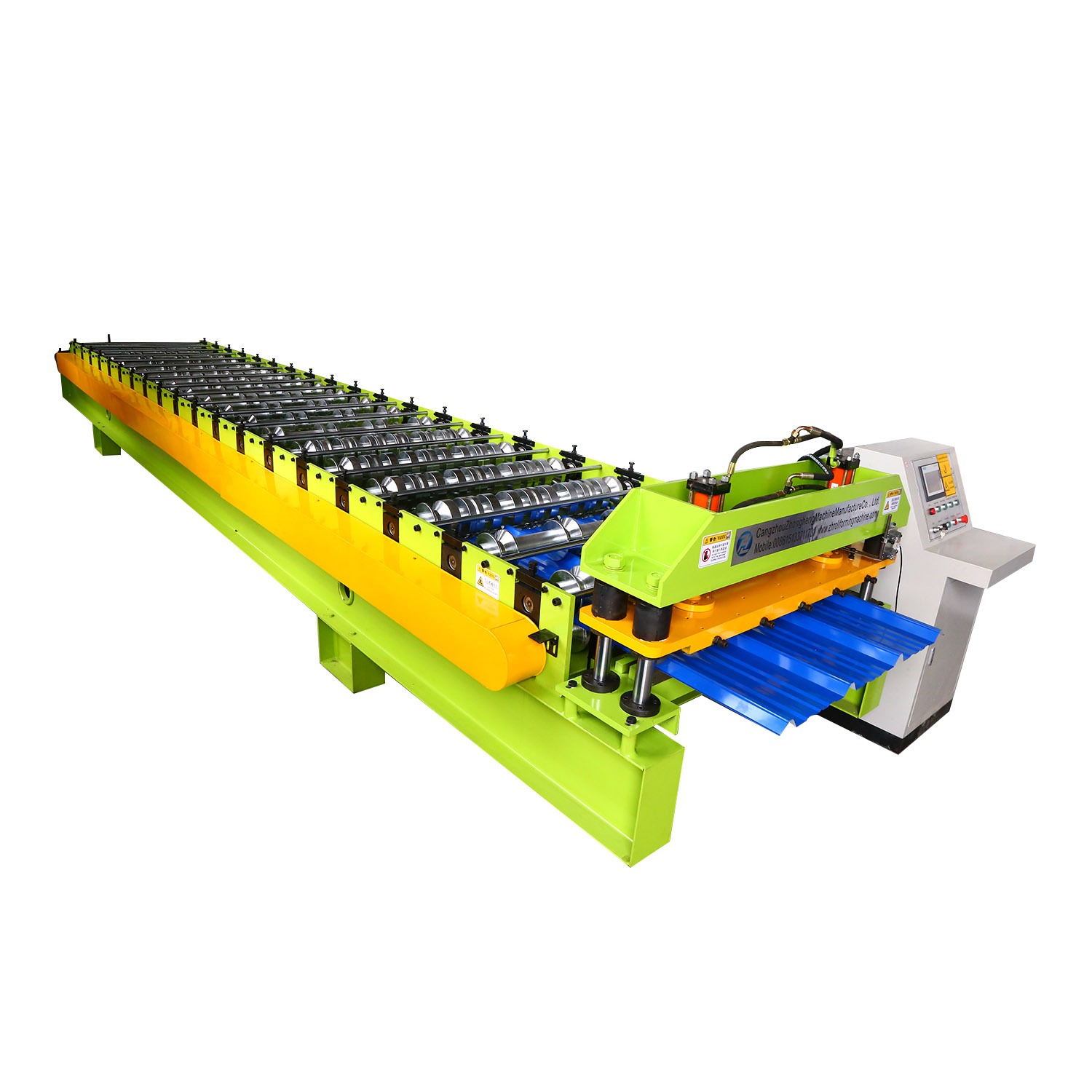 High Quality High Speed AaluminumZinc Roofing Color Steel IBR Sheet Roll Forming Machine