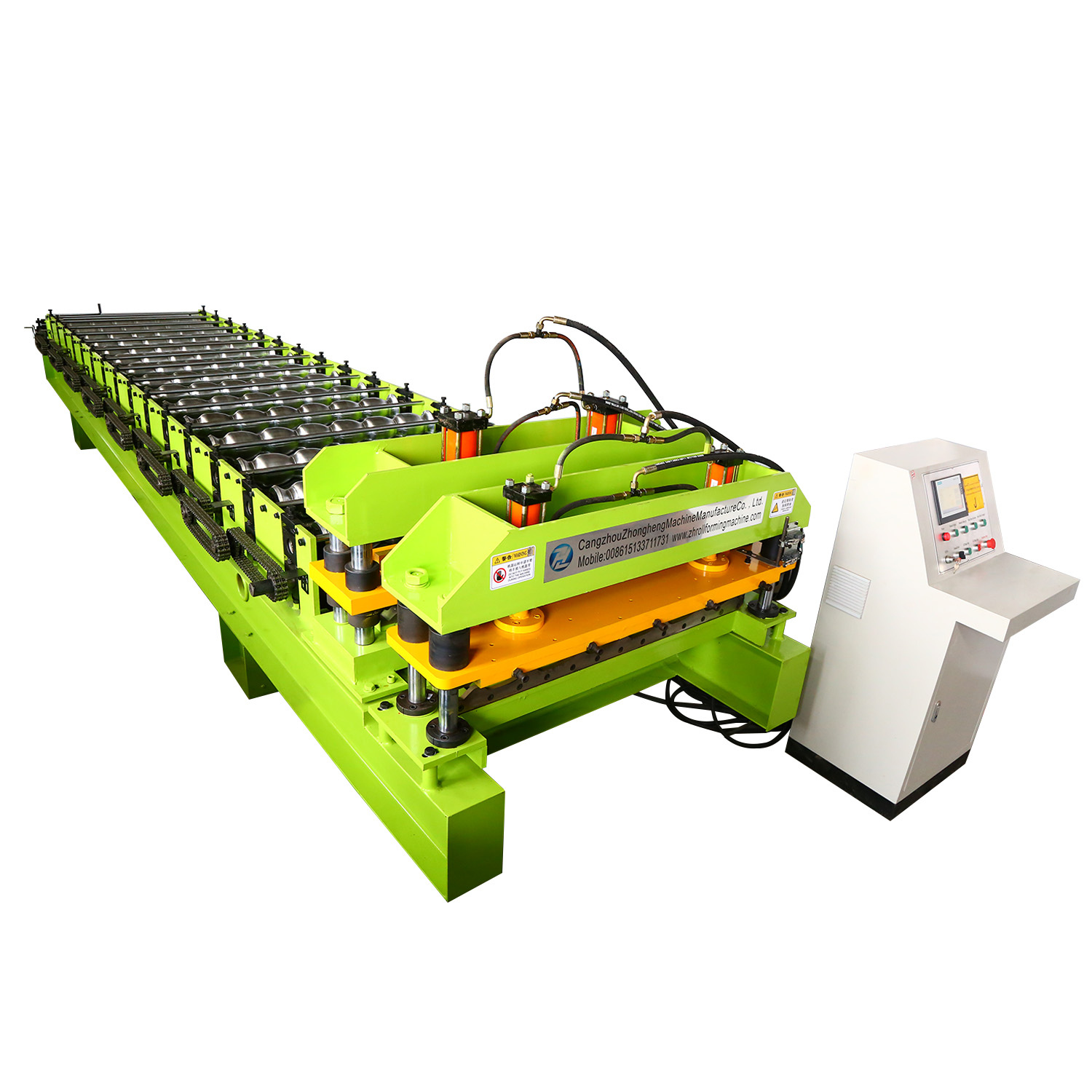 Hot sale metal tile/panel roll forming machine,glazed and IBR panel making machine