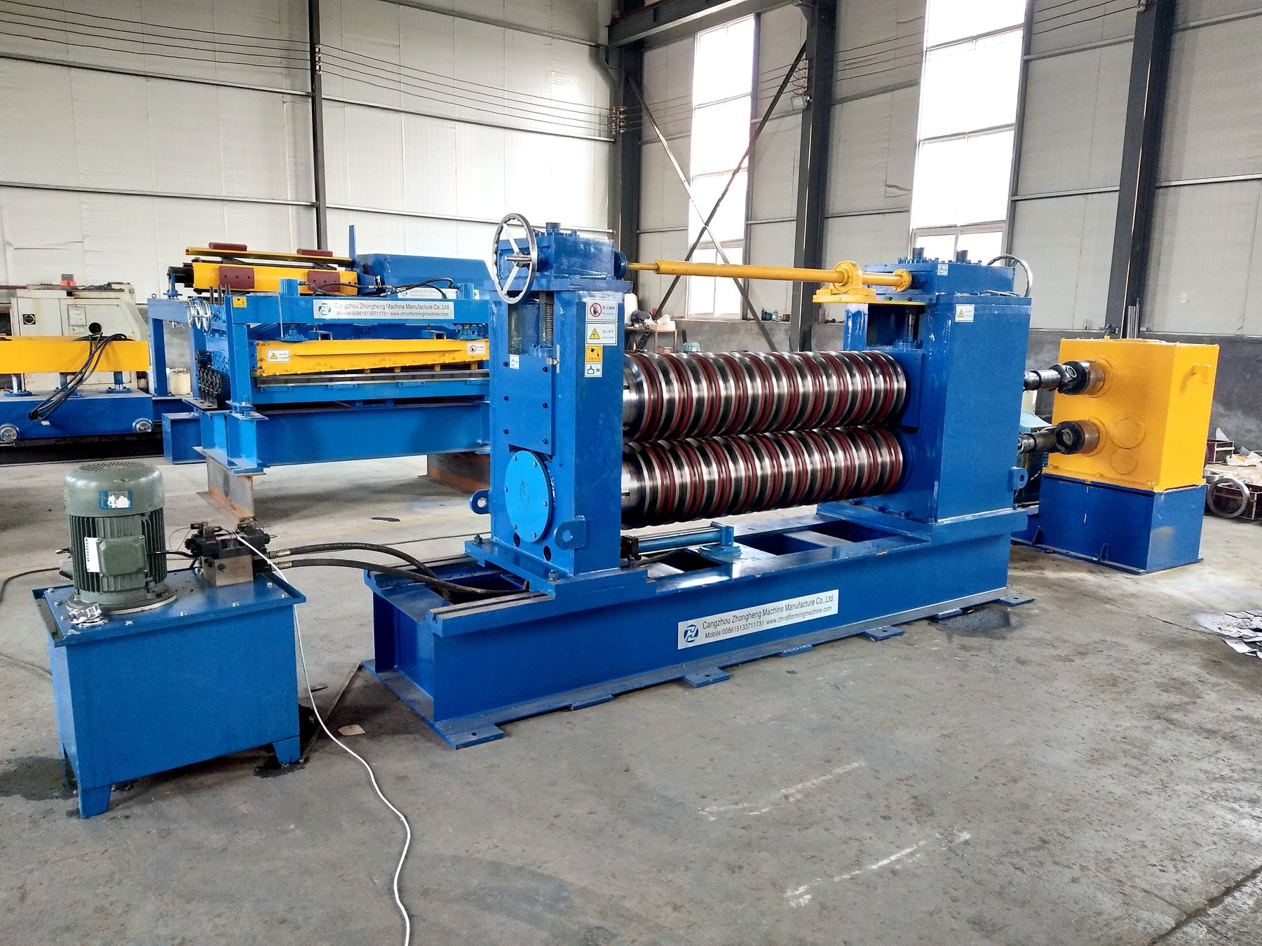 Mechanical Hydraulic Machine Line for 0.3~1.2 mm*1500 from China