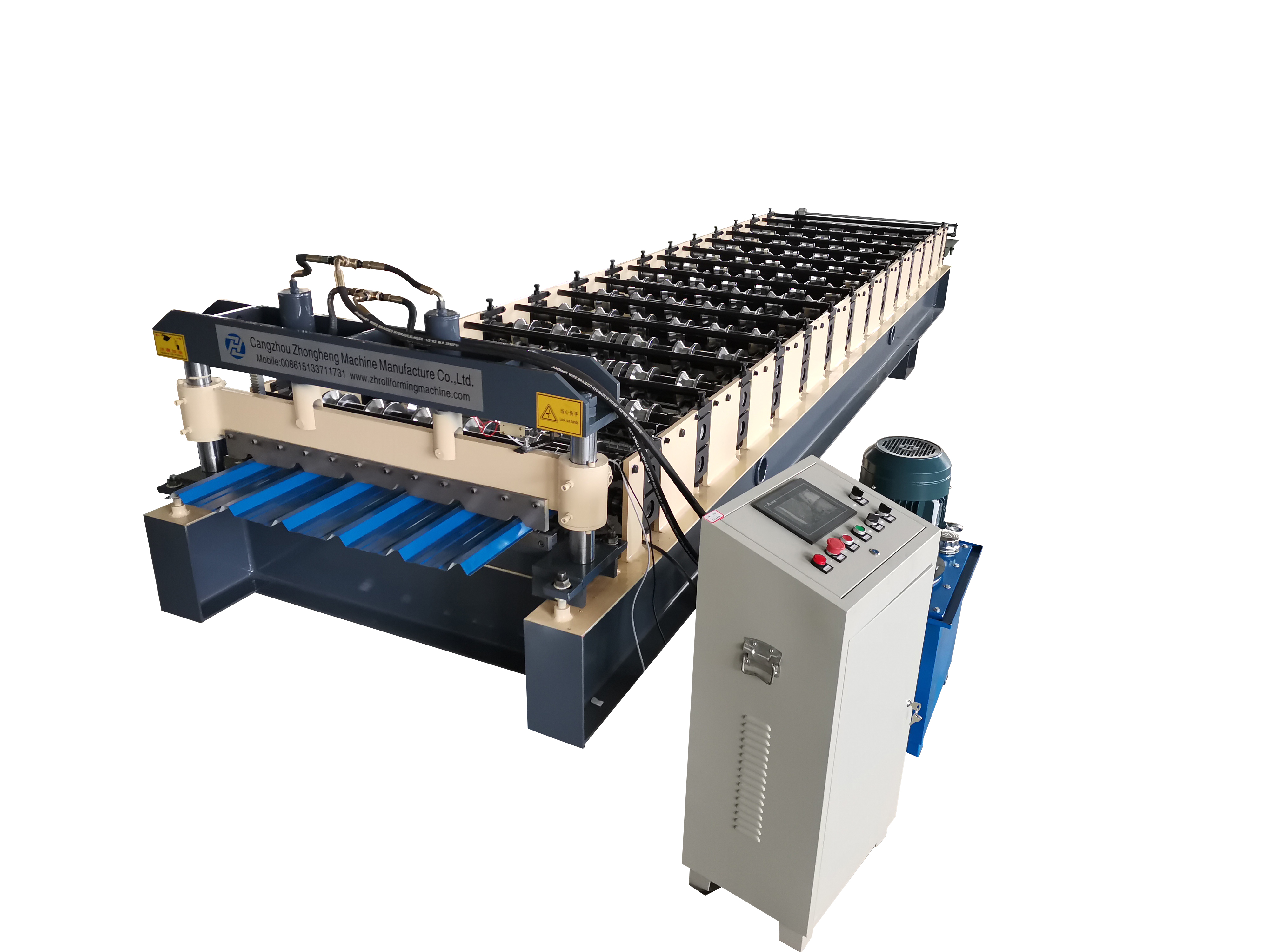 high quality profile type roof sheet roll forming machine from ZH Machine