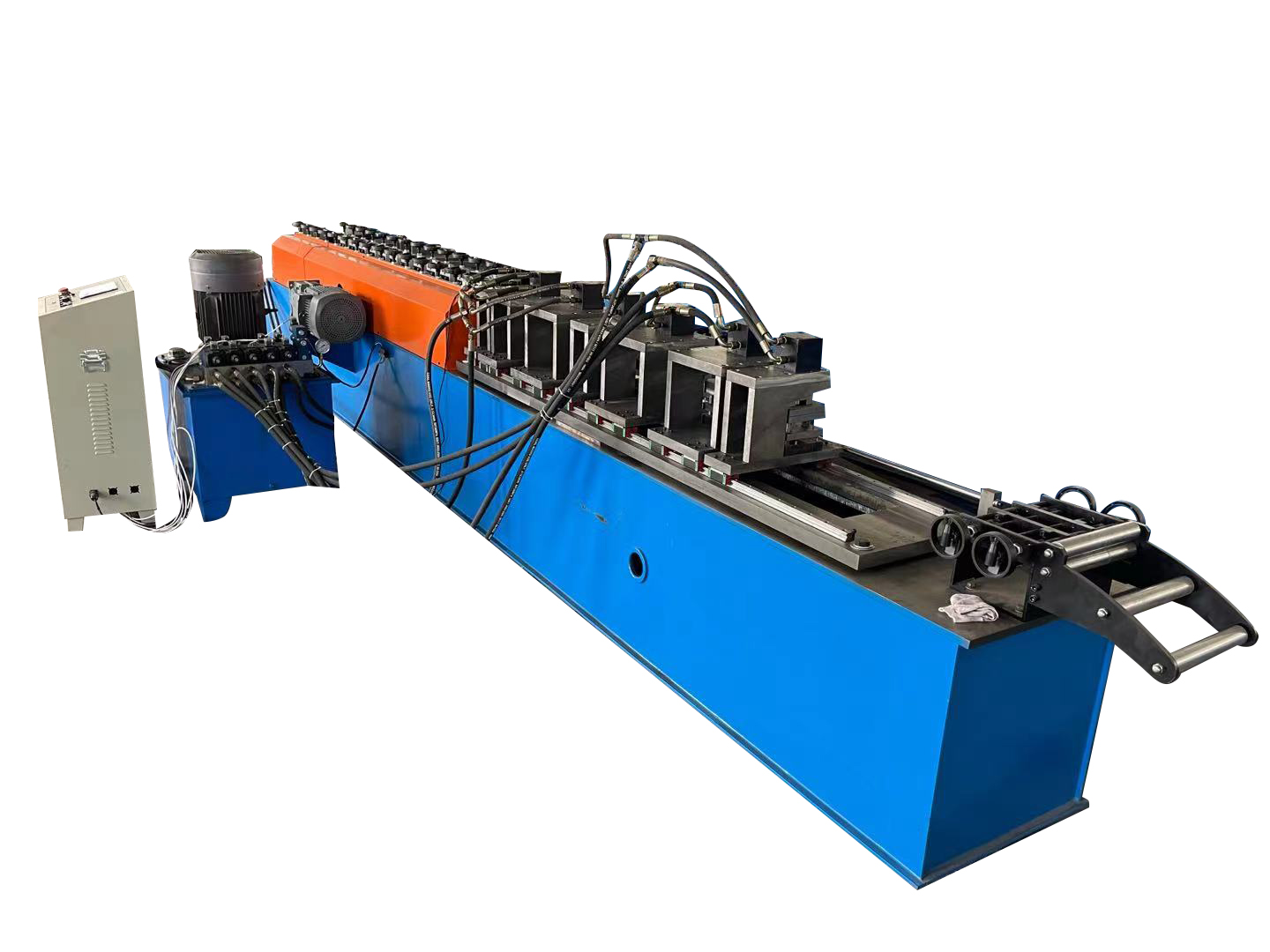 High Speed High Quality Construction Building Materials Row Metal Stud and Drywall Running Track Roll Forming Machine for C&U