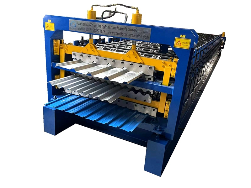 3 in one Triple Layers Forming Machine Triple Layers Metal Roofing Deck Roll Forming Machine