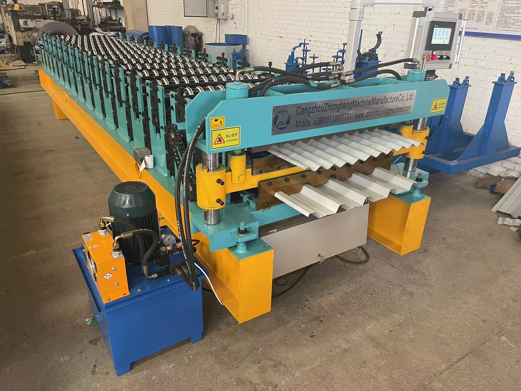 686 IBR Roofing sheet and 762 Corrugated sheet  double  deck machine in south africa