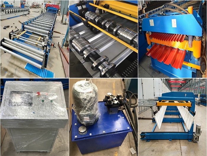 Euro Design Double Layer Roof Sheet Roll Forming Machine