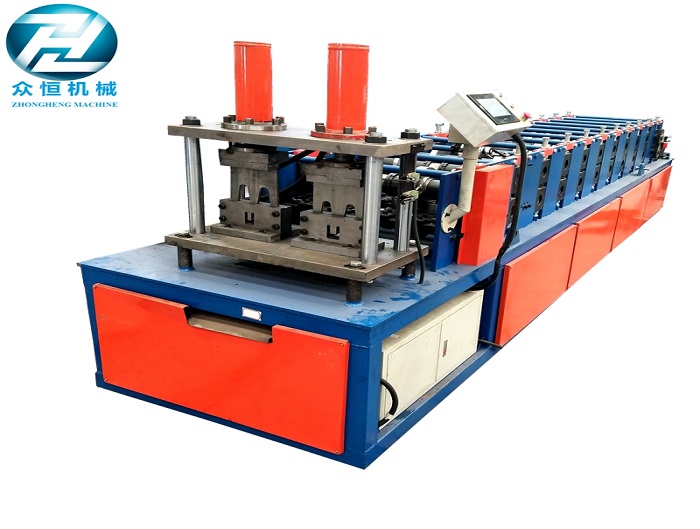 Two in one Steel C U Purlin Roll Forming Machine