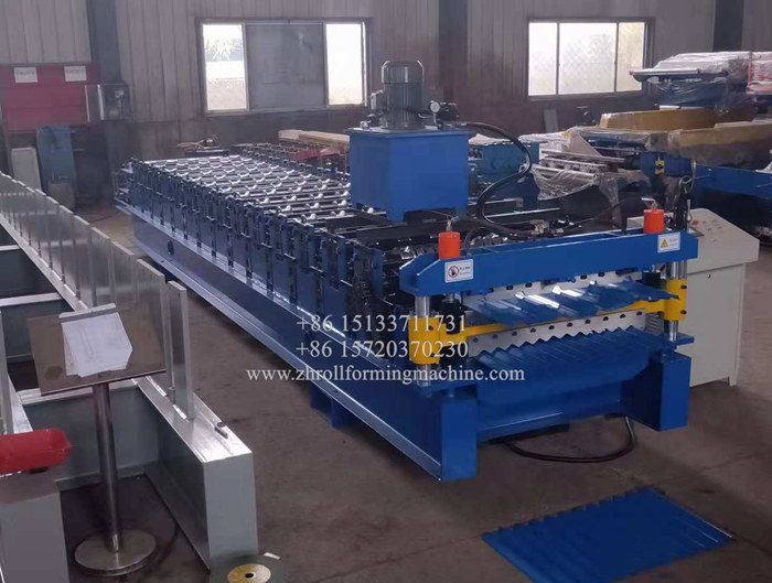 IBR and Corrugated sheet double layer roll forming machine