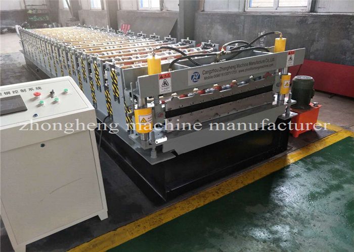 Double Layer Roll Forming Machine testing