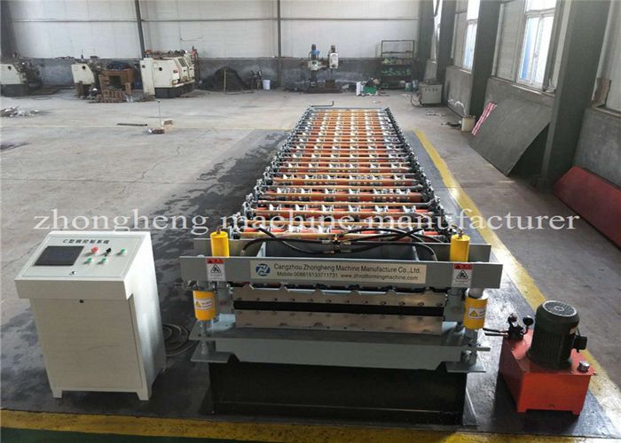 Double Layer Roll Forming Machine testing