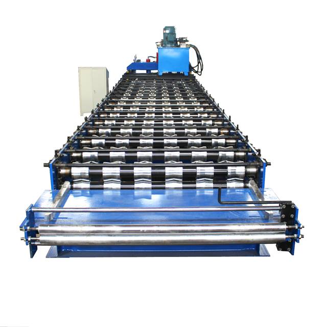 Nigeria Aluminum Roofing Step Tile Forming Machine