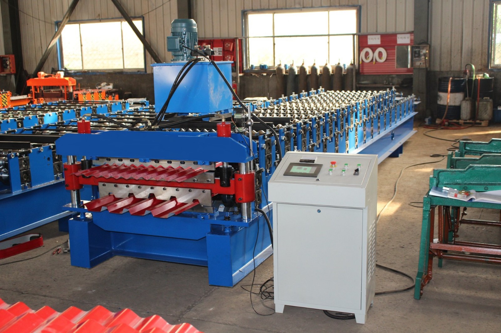 IBR Corrugated Sheet roll forming machine for South Africa