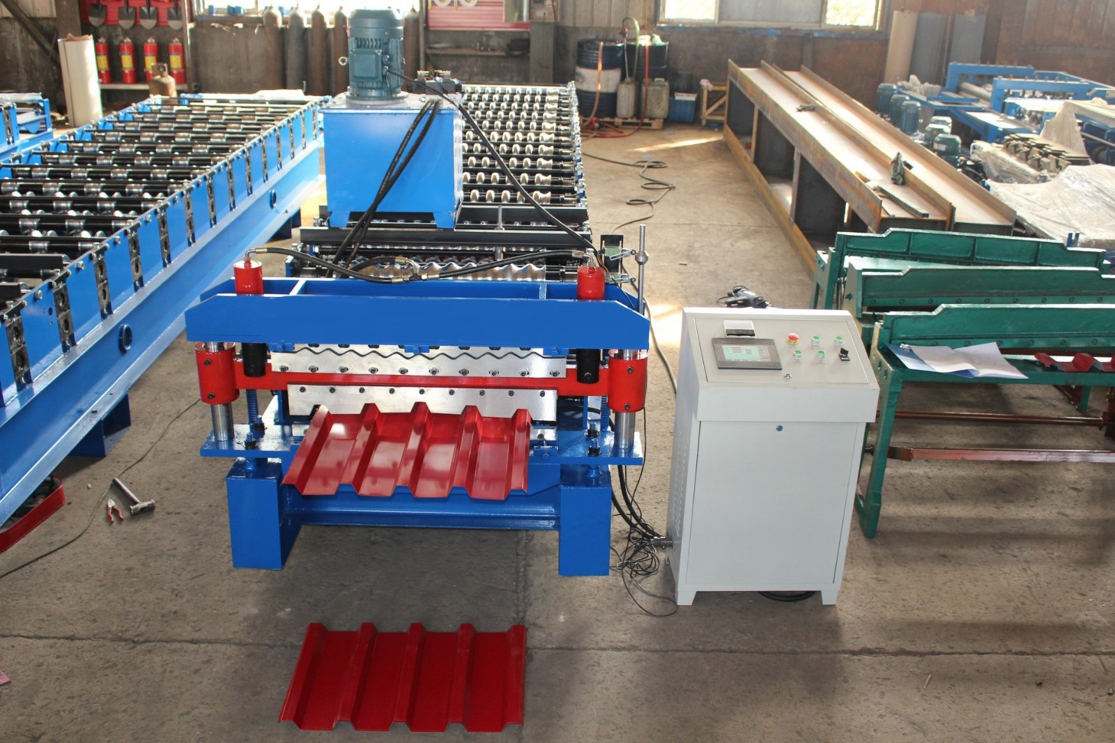 IBR Corrugated Sheet roll forming machine for South Africa