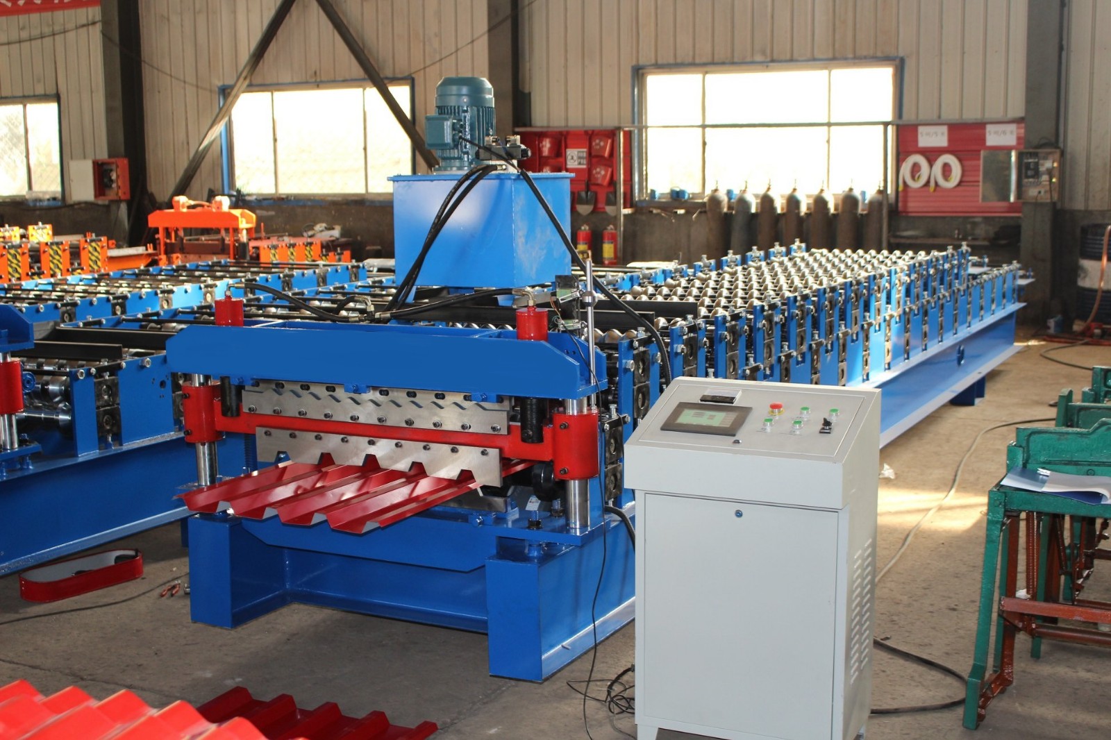 IBR Corrugated Sheet roll forming machine for South Africa