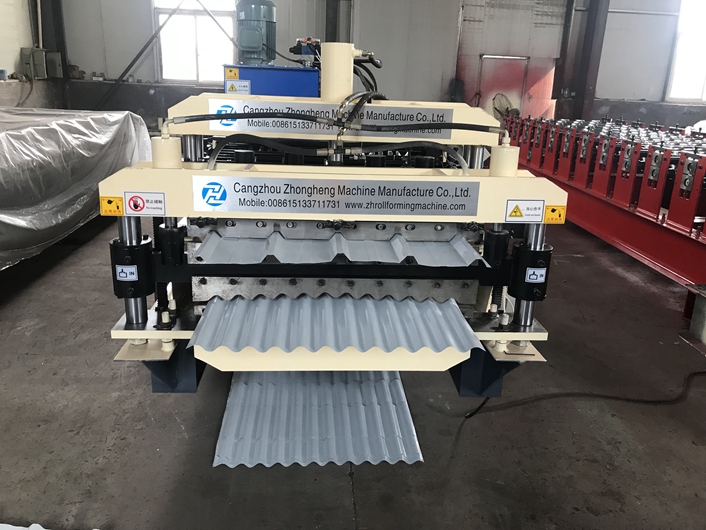 Three in one metal roofing roll forming machine