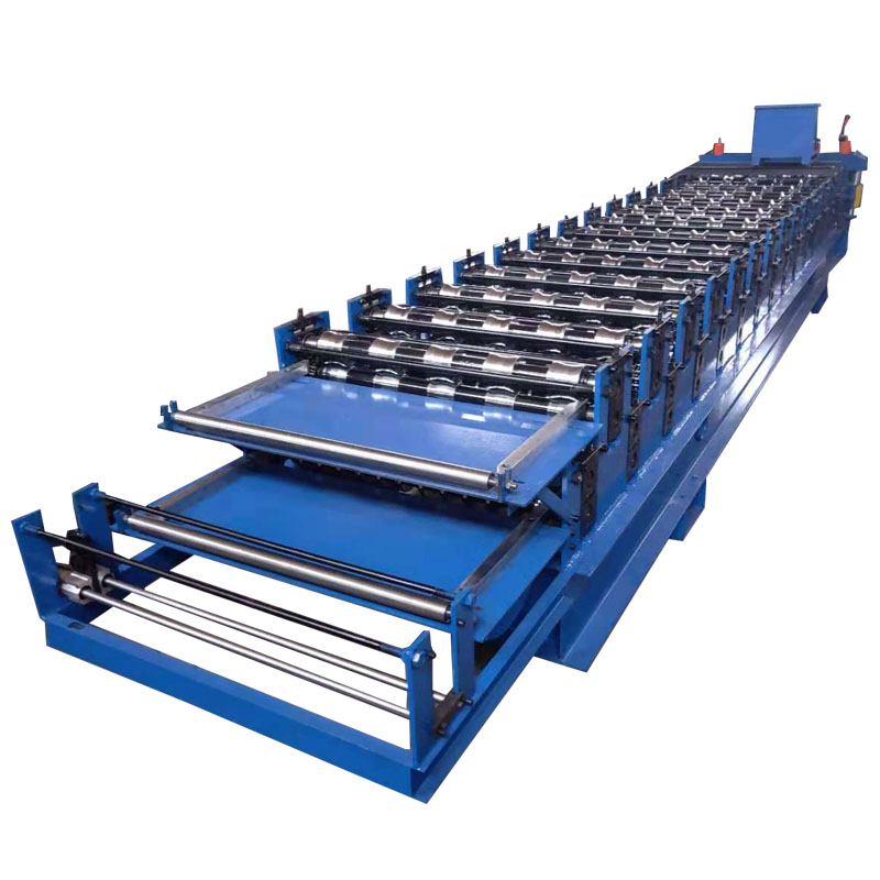 Double layer Galvanized Corrugated Metal Roofing Sheets Forming Machine