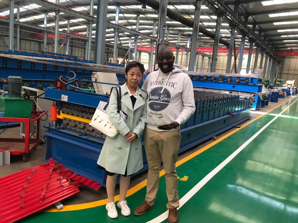 Popular 686 IBR and 762 corrugated profile steel roofing sheet roll forming machine in South Africa